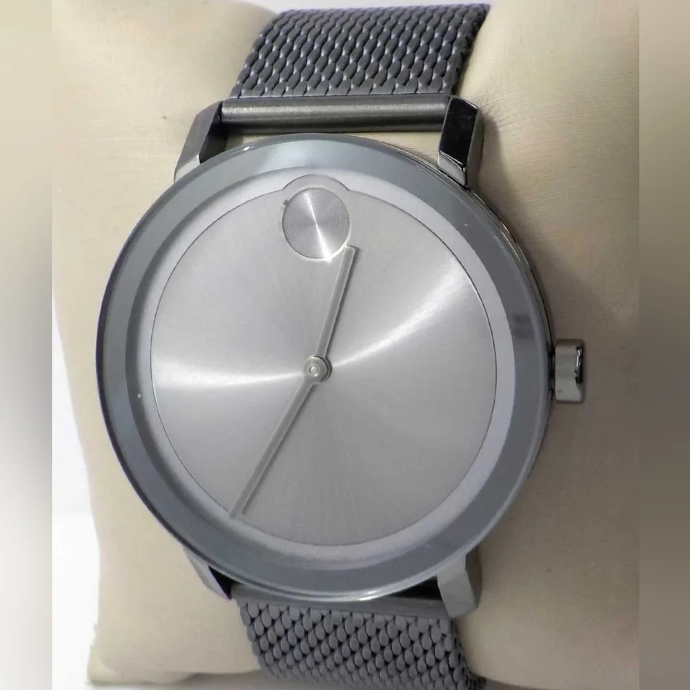 ***SOLD*** Movado Unisex Bold Evolution Quartz Grey Dial Watch - Picture 2 of 12
